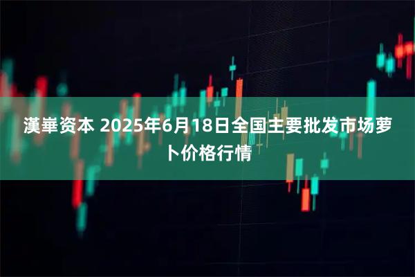 漢崋资本 2025年6月18日全国主要批发市场萝卜价格行情